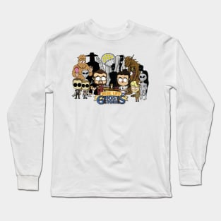 Dan, Emma, monsters and ghosts Long Sleeve T-Shirt